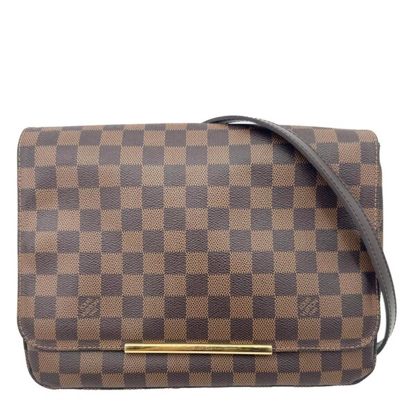 Louis Vuitton  Hoxton GM Damier Ebene Crossbody Bag Brown - Picture 1 of 13